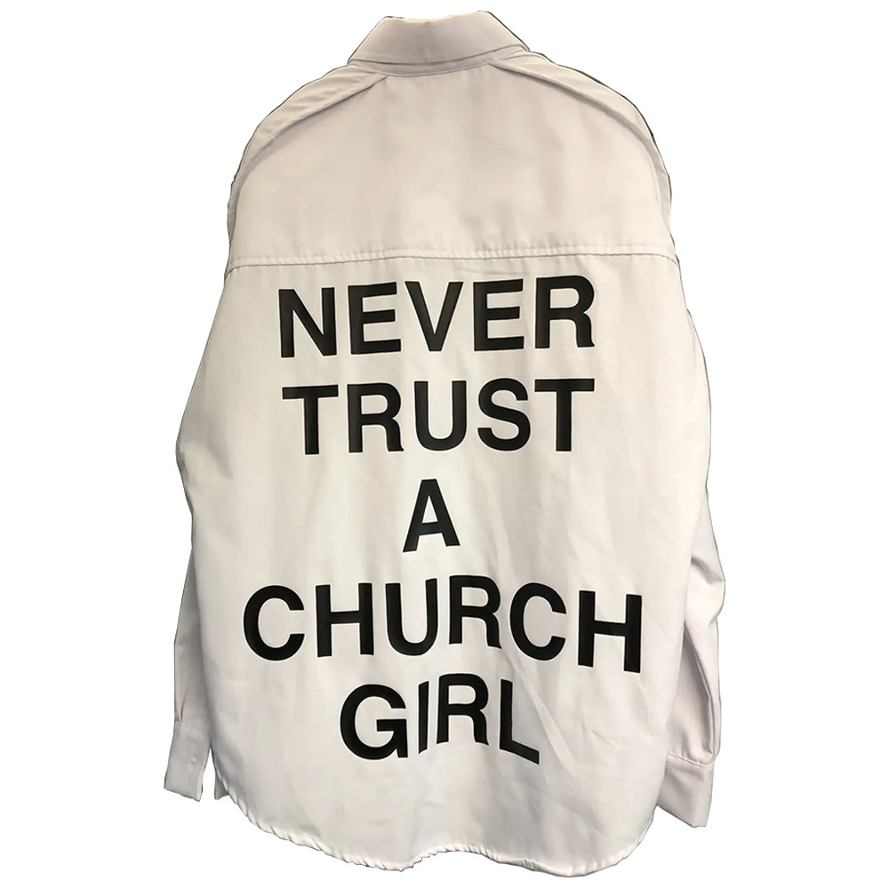 トップス Hood By Air- Never Trust A Church girl M S2 – HOOD BY AIR